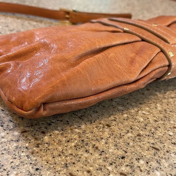 KOOBA Erin Brown Leather Convertible Bag - Picture 9 of 16